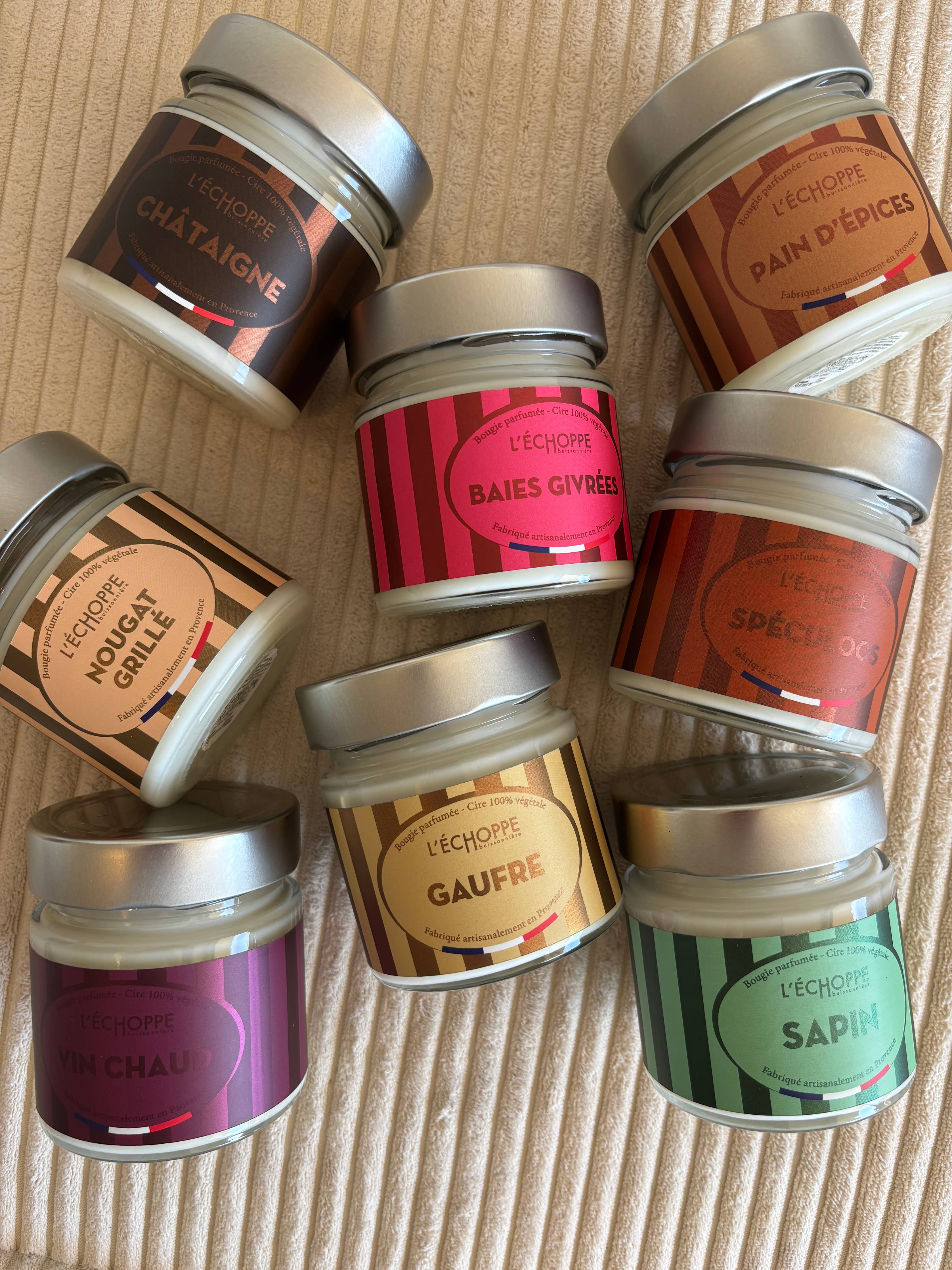 Duftkerzen in runder Form