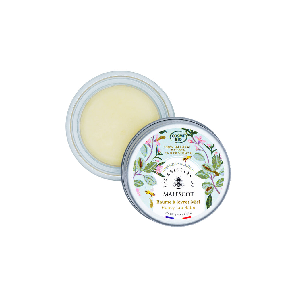 Ökologischer Honig-Lippenbalsam mit Mandelduft