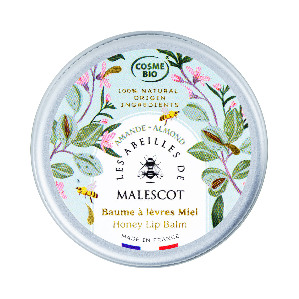 Ökologischer Honig-Lippenbalsam mit Mandelduft