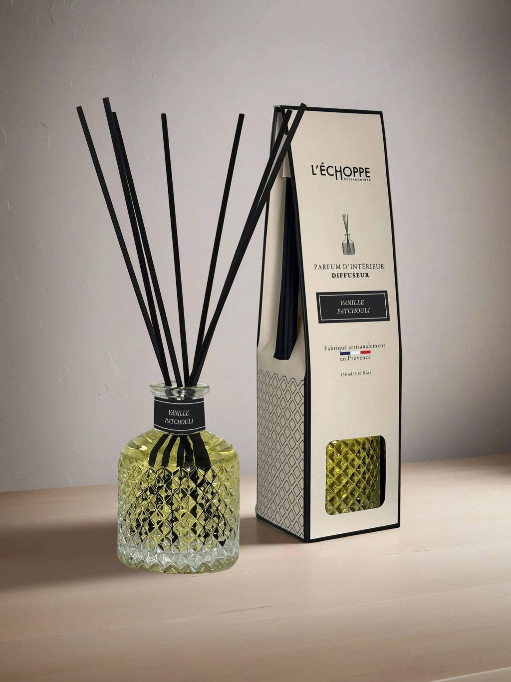 Vanille Patchouli  Stäbchen-Diffuser 150ml