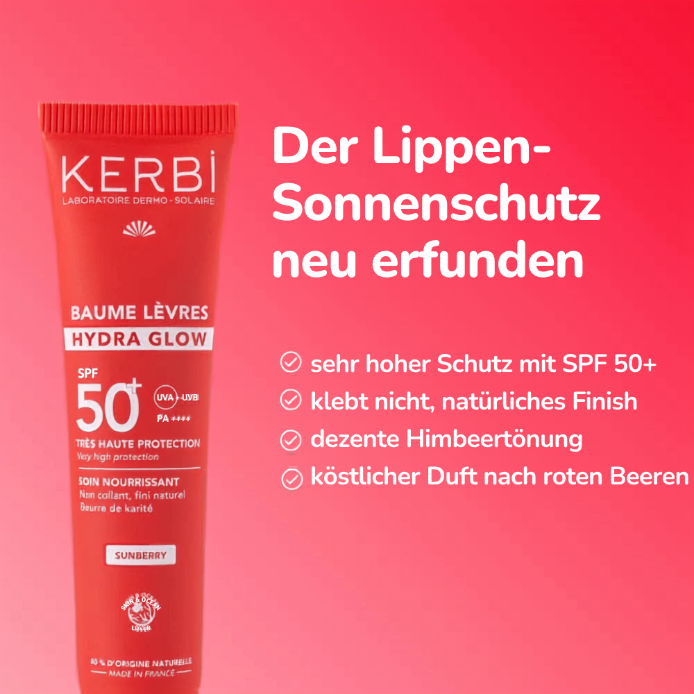 Lippenbalsam Hydra Glow SPF 50+ – Sun Berry