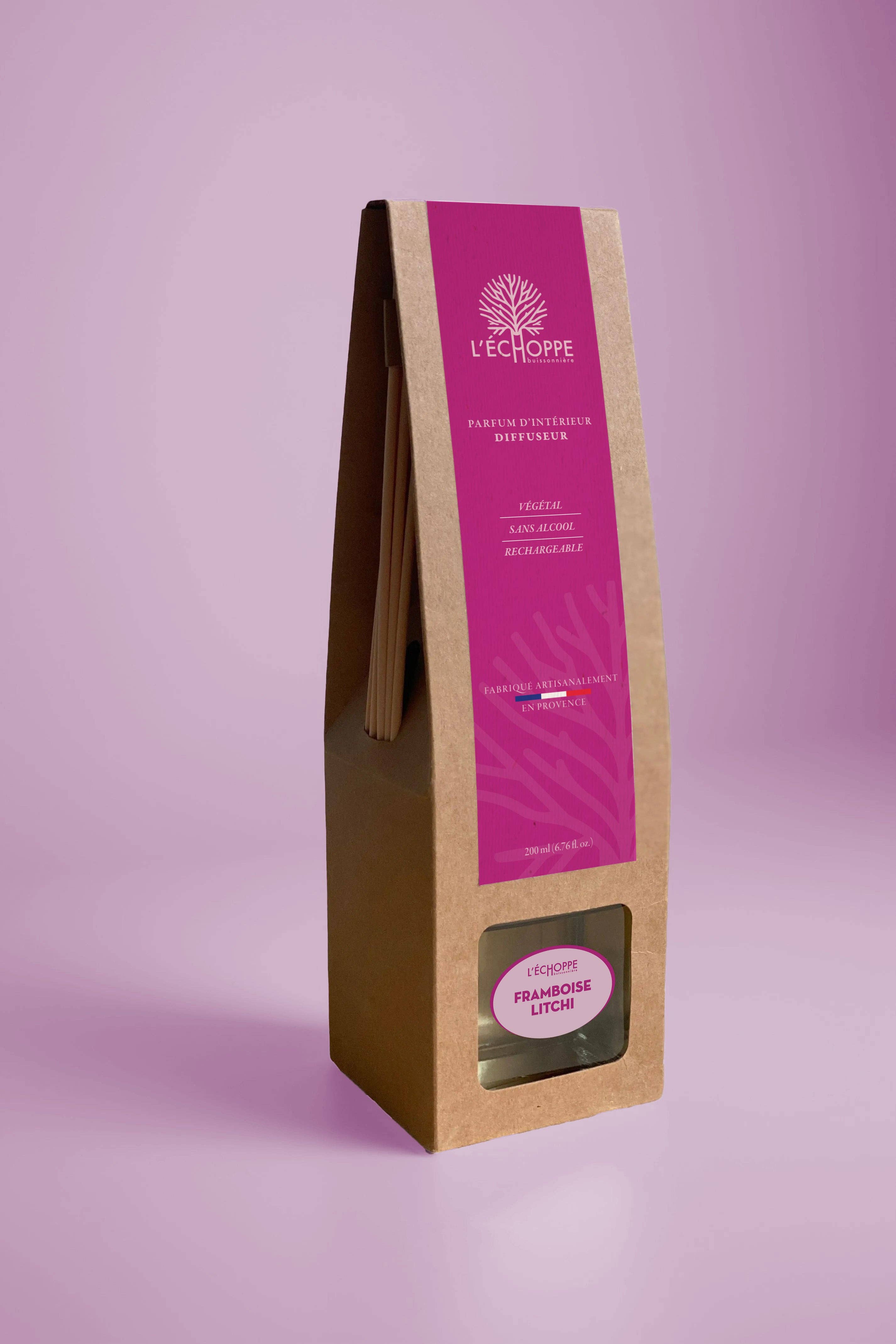 Himbeere-Litschi  Stäbchen-Diffuser 200 ml