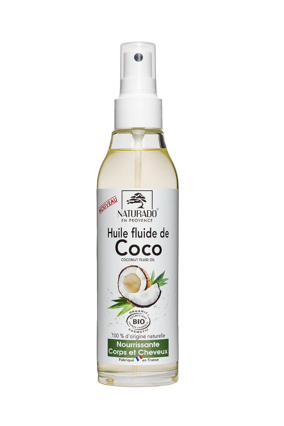 COSMOS Organisches Kokosöl Fluid für Körper und Haare 150 ml