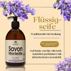 Ecocert Bio-Flüssigseife Marseille Lavendel AOP 500 ml